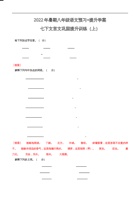 03 七下文言文巩固提升训练（上）-暑期八年级语文预习+提升学案（解析版）.docx 封面