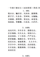 一（下）语文（词语积累）替孩子收藏.pdf 封面